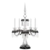 ARLEQUIN CANDÉLABRE 5B NOIR SATINÉ FLANELLE