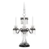 ARLEQUIN CANDÉLABRE 3B NOIR SATINÉ FLANELLE