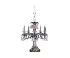 ARLEQUIN CANDÉLABRE 5L AMÉTHYSTE VIOLET FLANELLE