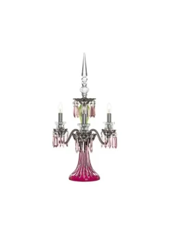 ARLEQUIN CANDÉLABRE 3L AMÉTHYSTE CHARTREUSE FLANELLE