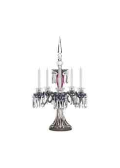 ARLEQUIN CANDÉLABRE 5L AMÉTHYSTE VIOLET FLANELLE