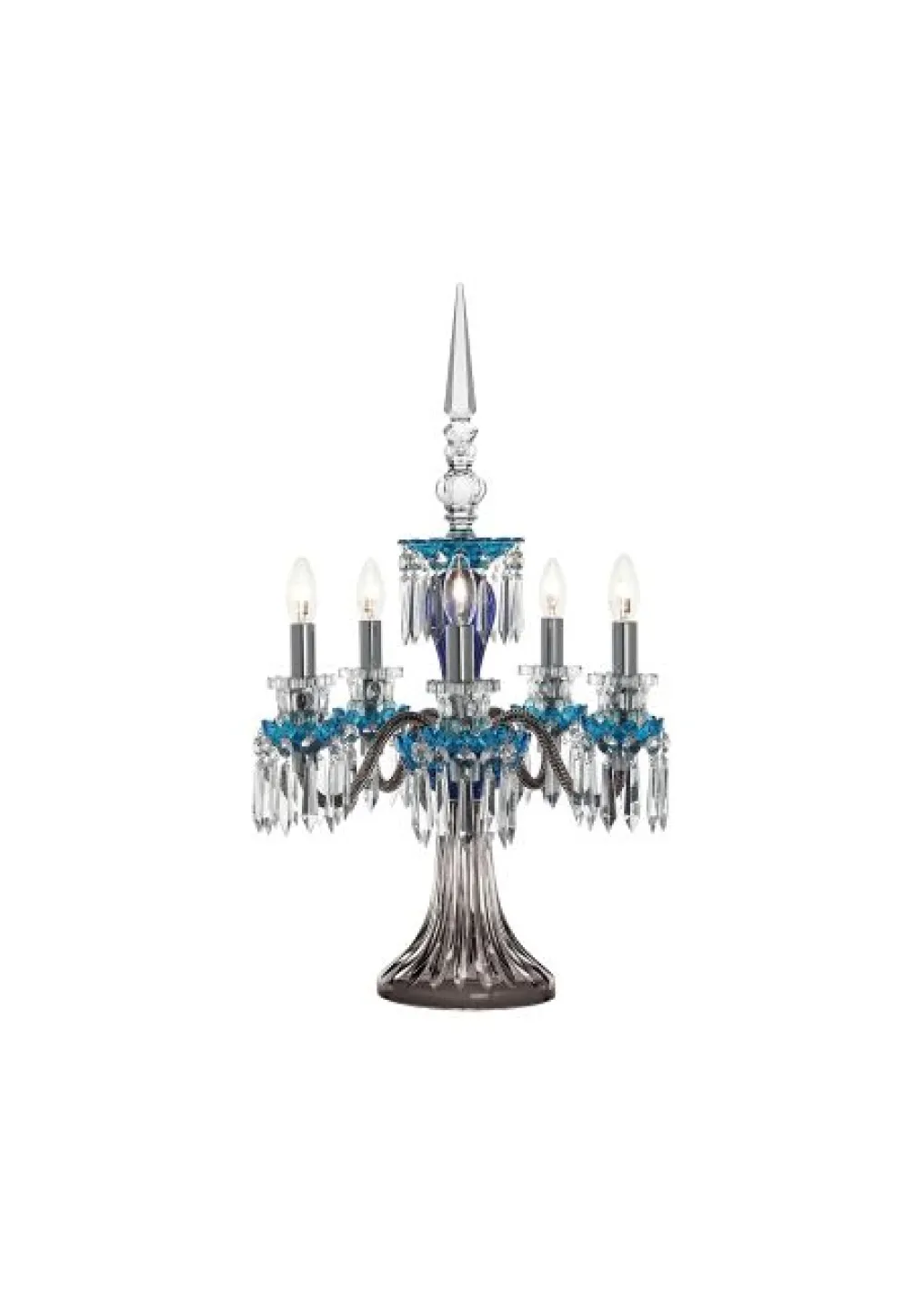 ARLEQUIN CANDÉLABRE 5L BLEU CLAIR BLEU FONCÉ FLANELLE