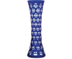 BAGATELLE VASE H500 EMAIL BLEU FONCE