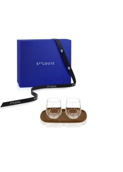 Coffret 2 gobelets à café long et plateau : Élevez votre dégustation du café avec Saint-Louis
