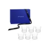 COFFRET GOBELETS À THÉ CHARPENTÉ