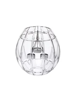 EN CAGE PHOTOPHORE 3 BOUGIES CLAIR