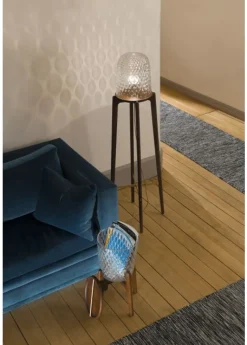 FOLIA LAMPADAIRE BOIS FONCE