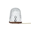 FOLIA LAMPE A POSER BOIS FONCE