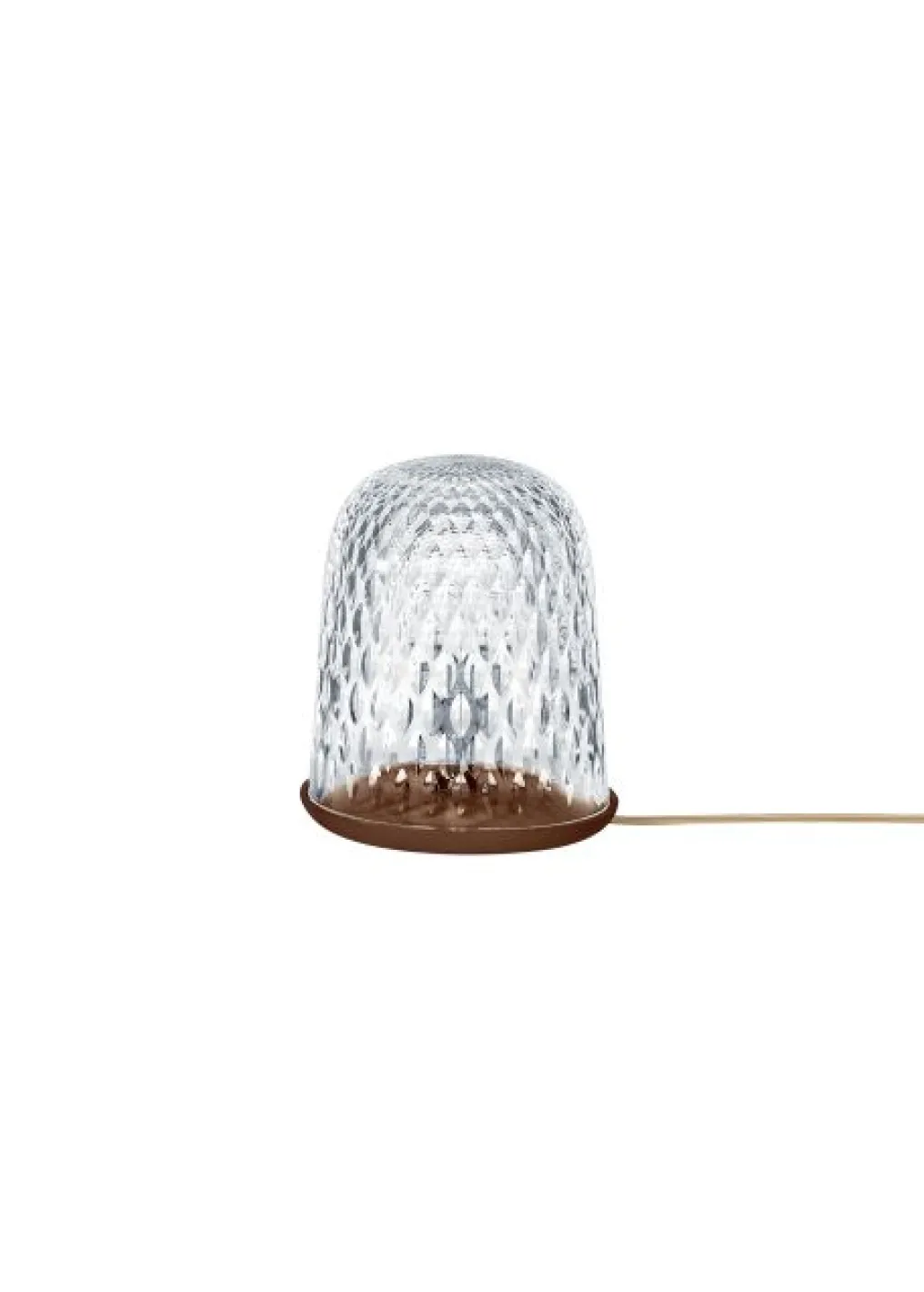 FOLIA LAMPE A POSER BOIS FONCE