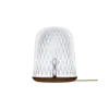 FOLIA LAMPE A POSER SATINE BOIS FONCE