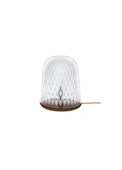 FOLIA LAMPE A POSER SATINE BOIS FONCE