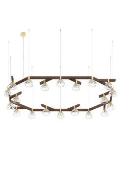 FOLIA MODULE SUSPENSION 20L OVALE BOIS CLAIR