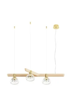 FOLIA MODULE SUSPENSION 3L DROIT BOIS FONCÉ