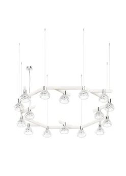 FOLIA MODULE SUSPENSION 16L CIRCULAIRE BOIS FONCÉ