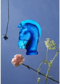 JEU PIECE CAVALIER BLEU CLAIR SATINÉ