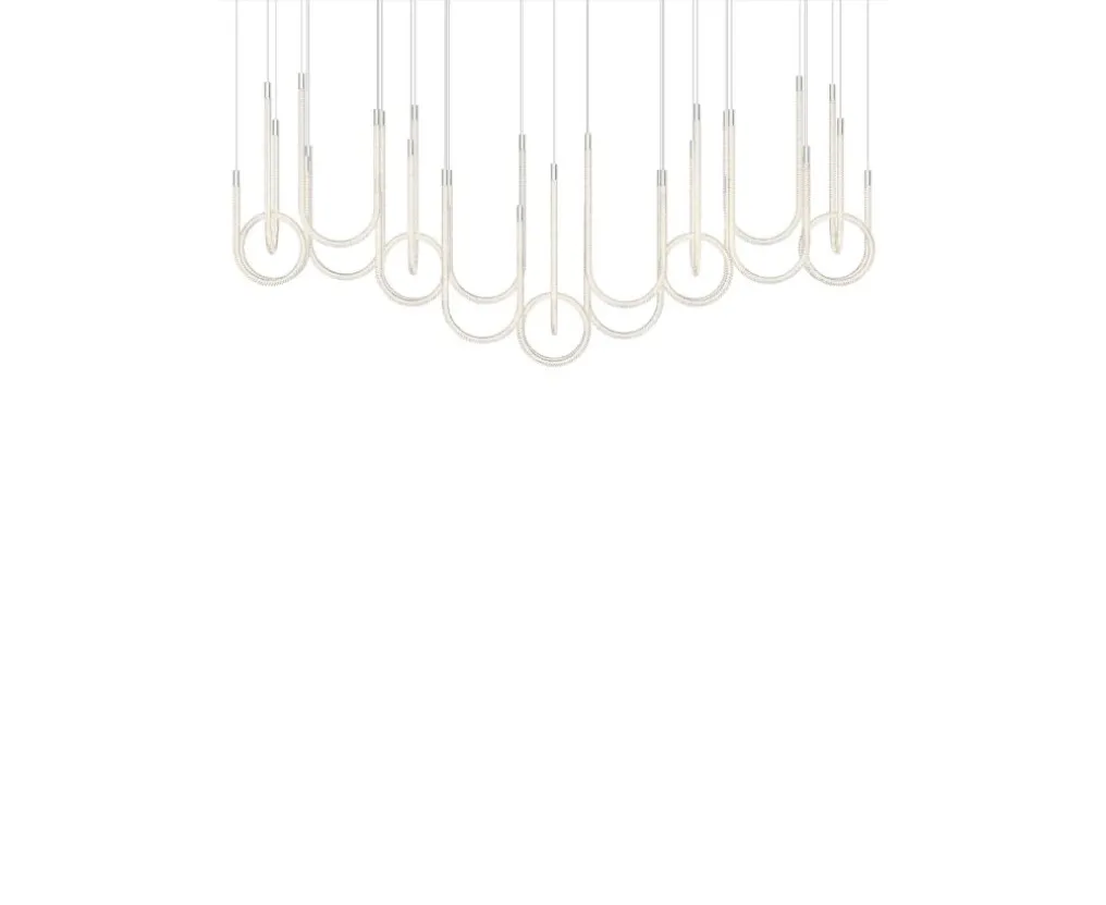 Lustre 18 lumières : illuminez vos grands intérieurs
