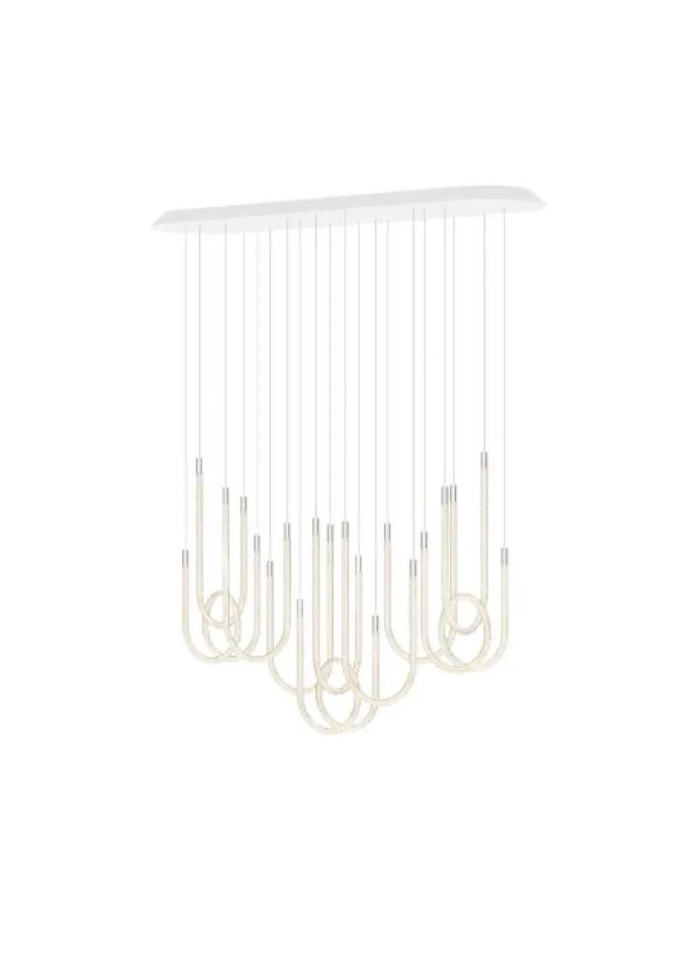 Lustre 10 lumières horizontal : illuminez votre espace design