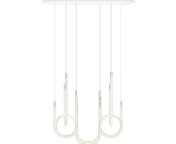 Lustre contemporain 6 lumières : la lumière par Saint-Louis