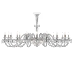 LUSTRE OVALE 16L COUPE ECLAIRÉE