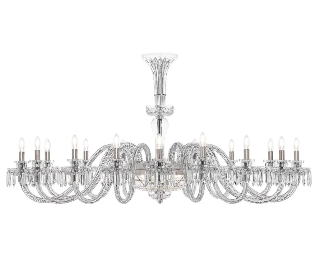 LUSTRE OVALE 16L COUPE ECLAIRÉE