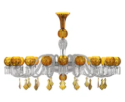 MAHARADJA OVALE LUSTRE 16L