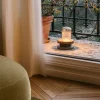 Mini baladeuse finition argentée : choisissez Saint-Louis et sa lampe en cristal