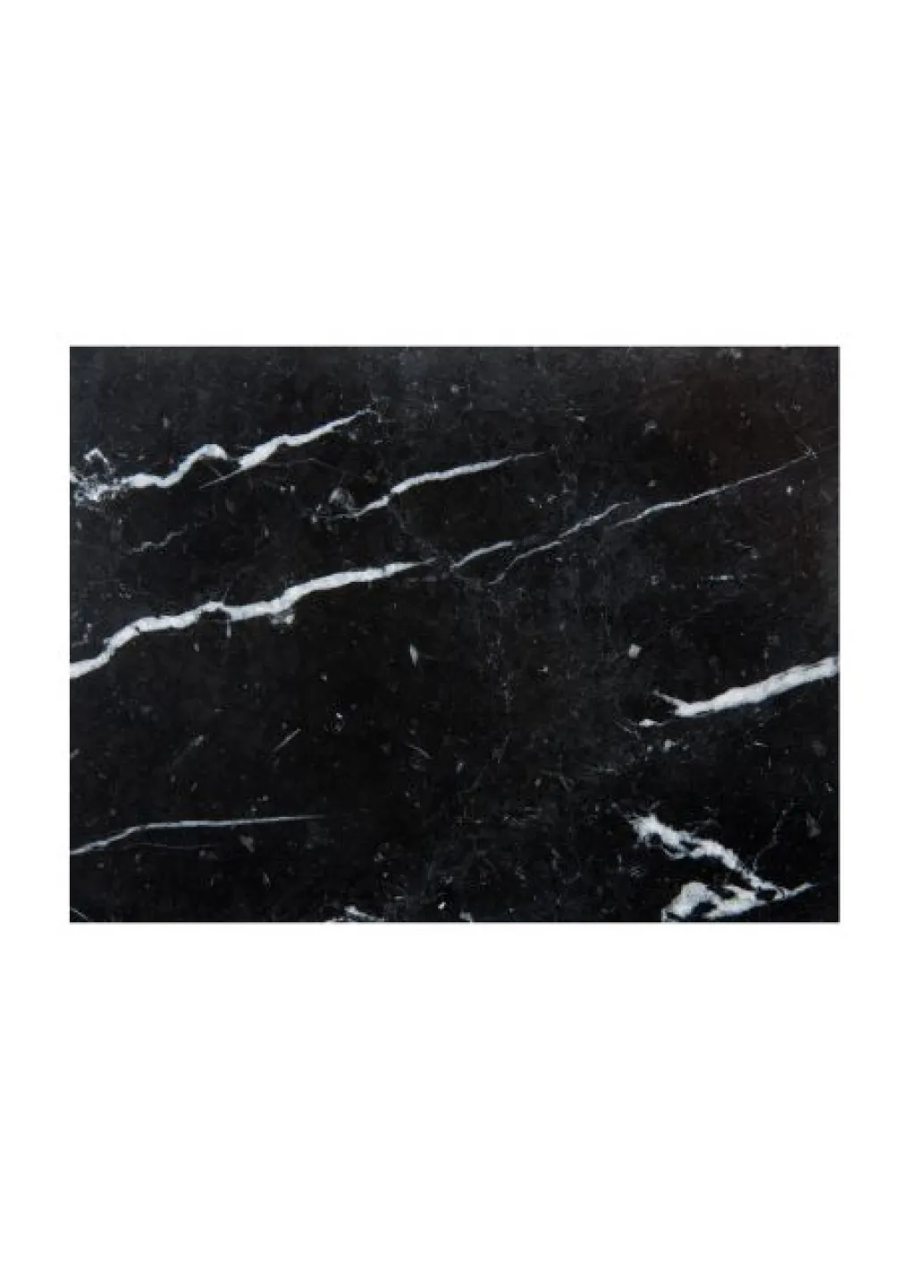 QUADRILLE PLATEAU SUR PIED MARBRE NOIR