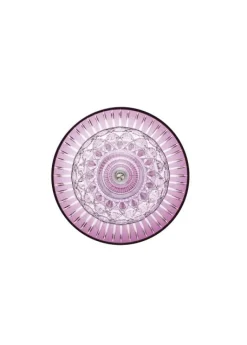 ROYAL APPLIQUE IP44 1L BOBÈCHE AMETHYSTE FINITION INOX POLI