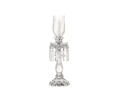 ROYAL CANDÉLABRE 1 BOUGIE PETITES VERRINES BISEAUX