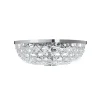 ROYAL PLAFONNIER SIMPLE FINITION CHROMÉE