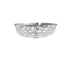 ROYAL PLAFONNIER SIMPLE FINITION CHROMÉE