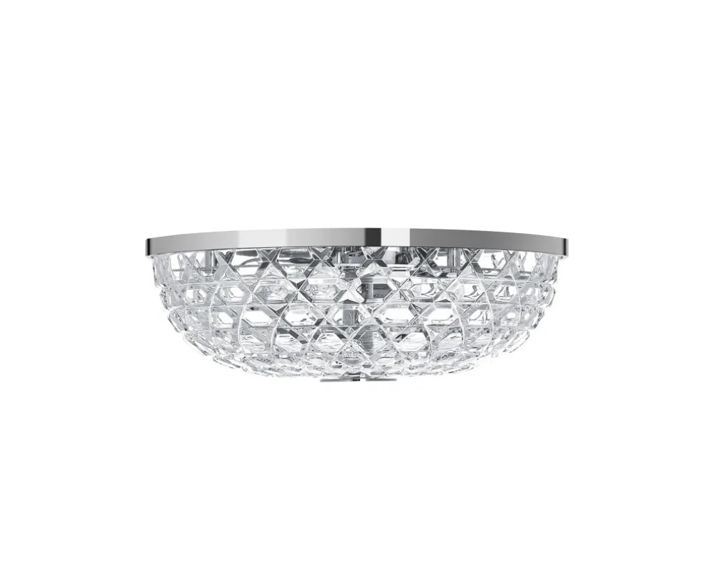 ROYAL PLAFONNIER SIMPLE FINITION CHROMÉE