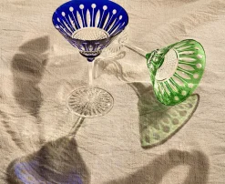 TOMMY VERRE À COCKTAIL BLEU FONCÉ