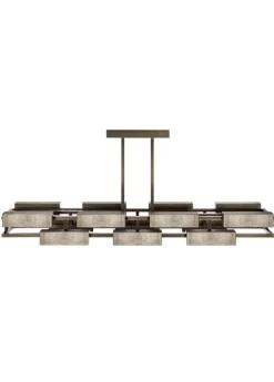 VIBRATION LUSTRE 14L FINITION CHROMÉE