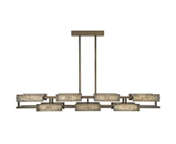 VIBRATION LUSTRE 14L FINITION BRONZE